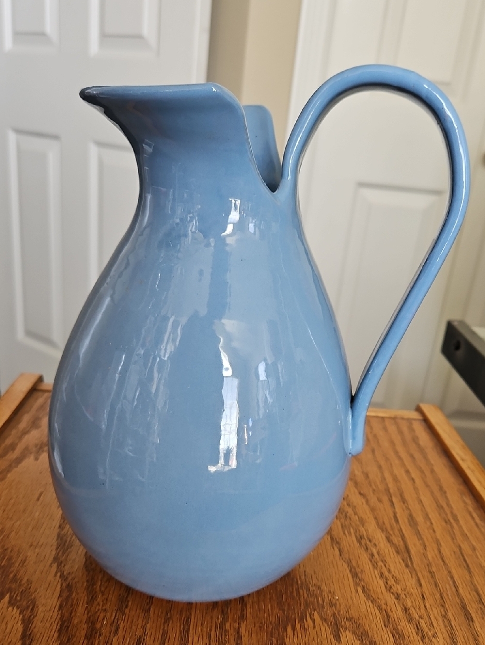 Italian Contemporary Large Wide Spout Pitcher 🇮🇹 Hand Crafted